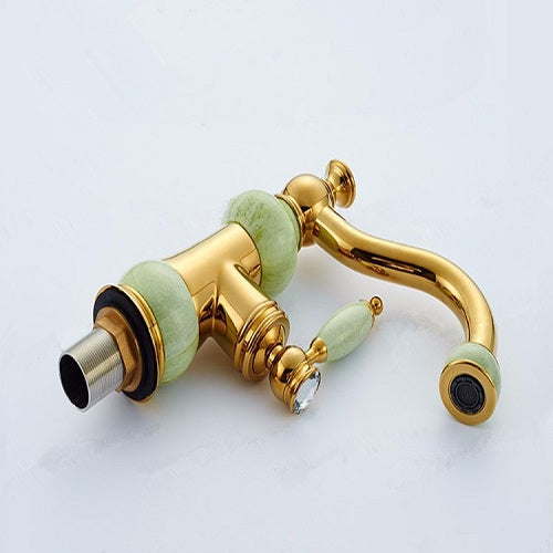 Crystal Home Decorative Gold Bathroom Sink