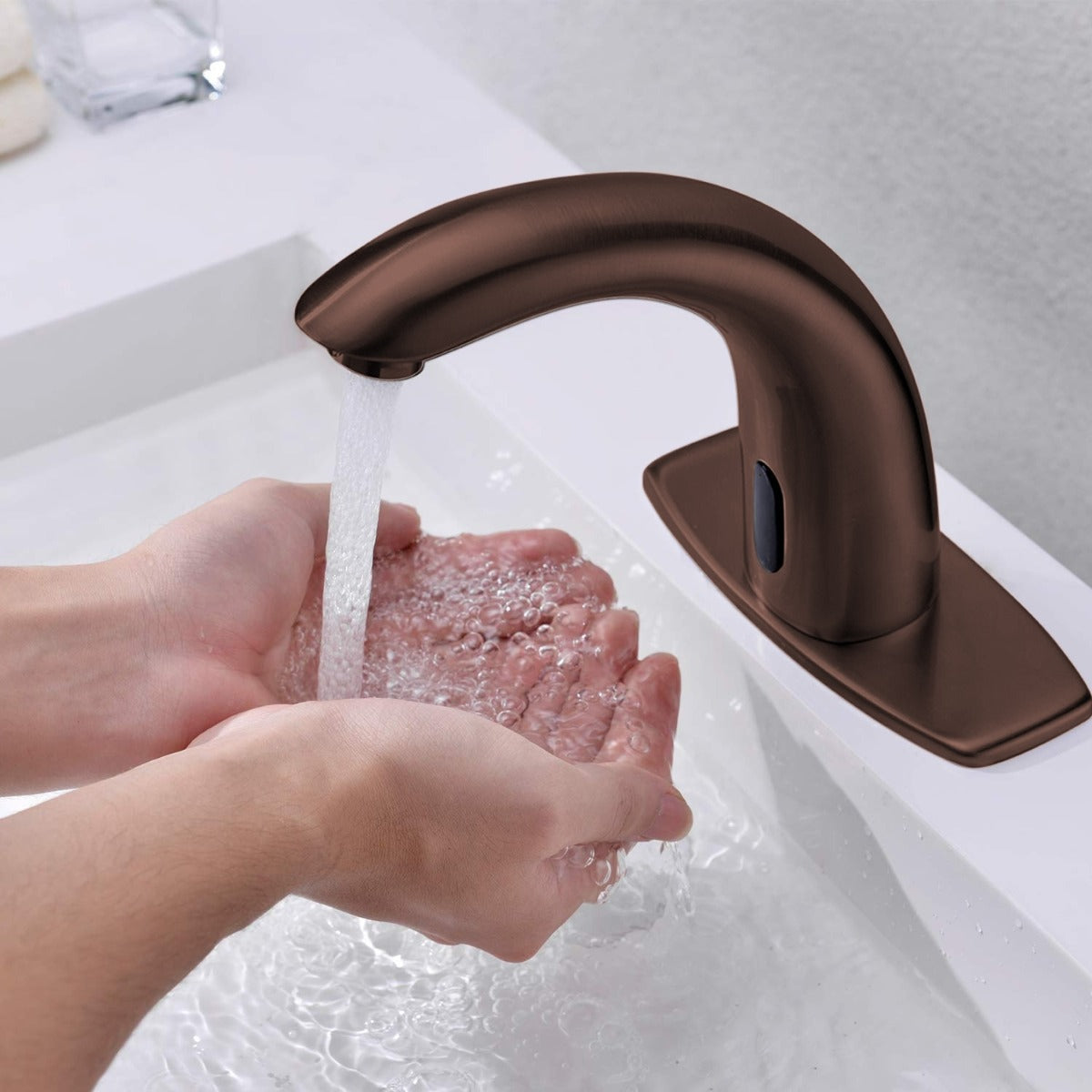 Juno Reno Light Oil Rubbed Bronze Handsfree Commercial Sensor Faucet