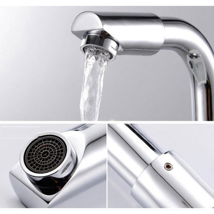 Deck Mounted Thermostatic 360 Rotation Kitchen Tap Faucet 10