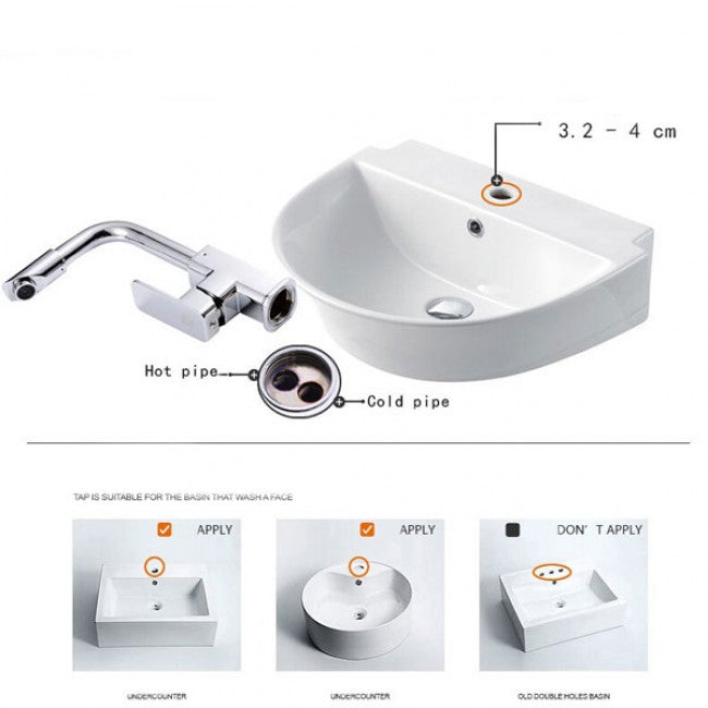Deck Mounted Thermostatic 360 Rotation Kitchen Tap Faucet  6