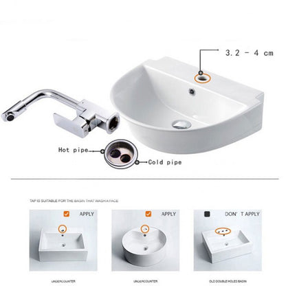 Deck Mounted Thermostatic 360 Rotation Kitchen Tap Faucet  6
