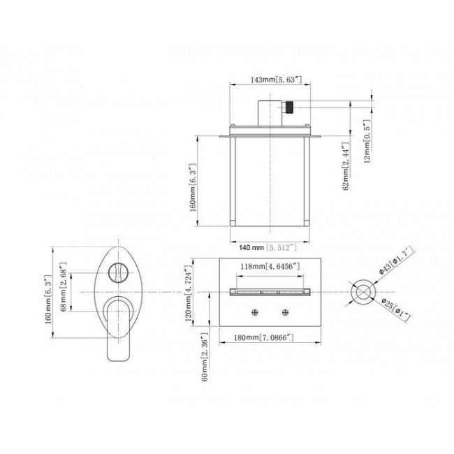 Delightful Le Havre Wall Mounted Waterfall LED Bathtub Faucets with Pull-Out Handheld Shower Head