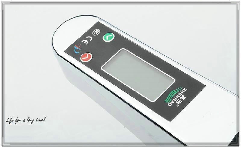 Digital White Deck Mounted Electric Single Handle Kitchen Faucet