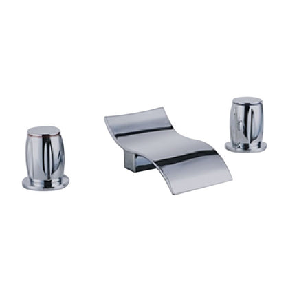 Douple Handel Chrome Waterfall Sink & Bathtub Faucet
