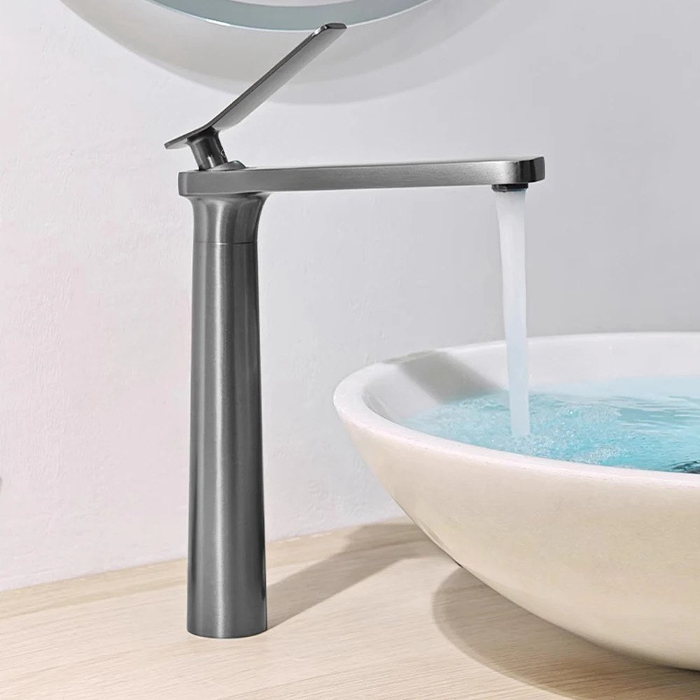 Dual-Tone Basin Mixer Tap — Black, White & Antique Finish - image 2