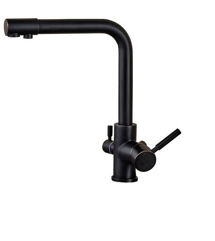 Dual Position Rotation Handle Juno Dual Handle 360 Degree Rotation Purification Kitchen Sink Faucet ...