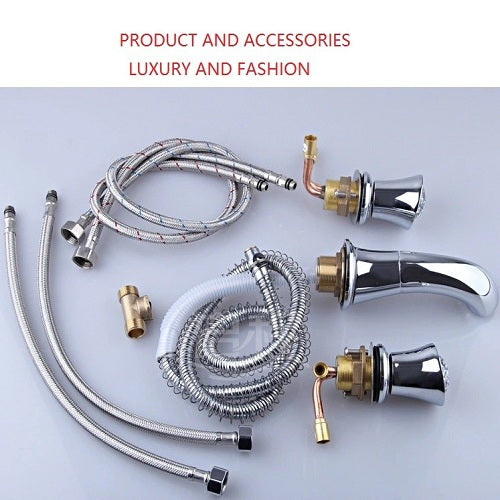 Dual Handles Metered Faucets Accessories