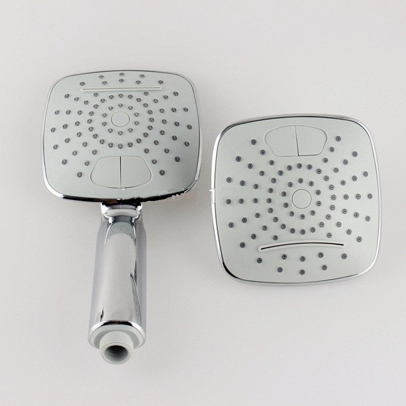Wall Mount Chrome Finish Waterfall Rainfall Dual Square Head Shower Head