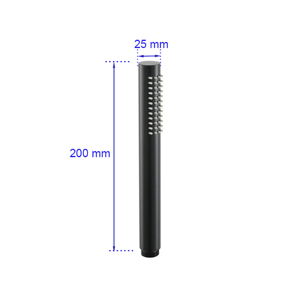 Ella Black Wall Mounted Brass Shower Set Mixer 8/10/12 Inch Shower Head