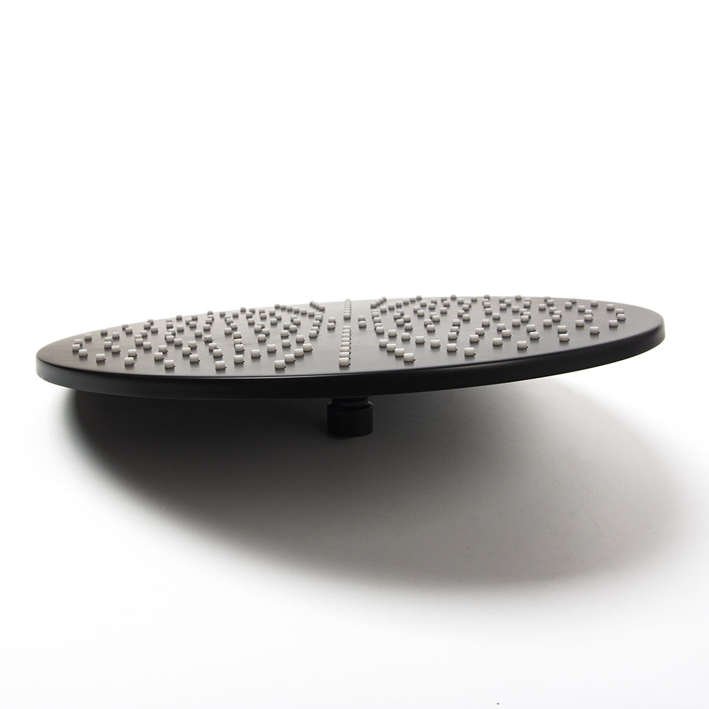 Ella Black Wall Mounted Brass Shower Set Mixer 8/10/12 Inch Shower Head