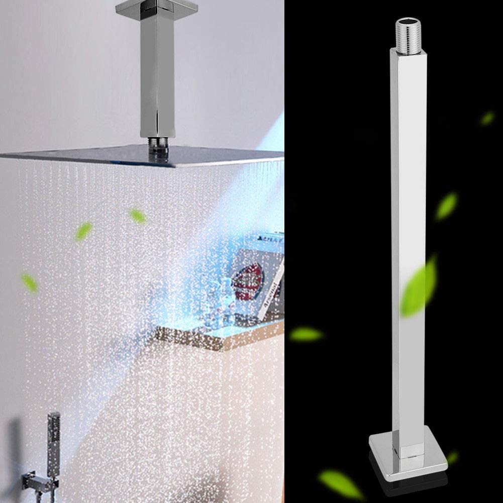 Juno 23.62 inches Square Stainless Steel Shower Head Extension