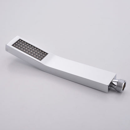 Juno Commercials Ceiling Concealed Bluetooth Music LED Shower Head Panel Kit with Thermostatic Mixer Valve