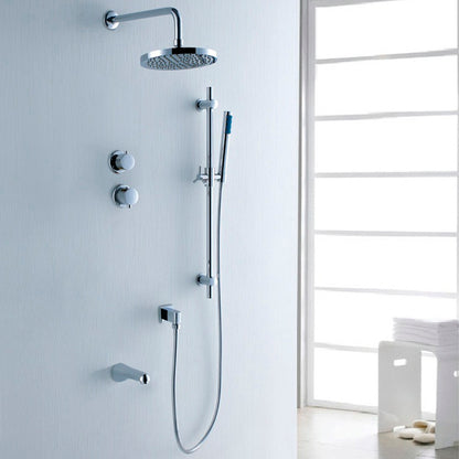 Fabeno Wall Mount Shower Head with Handheld Showers