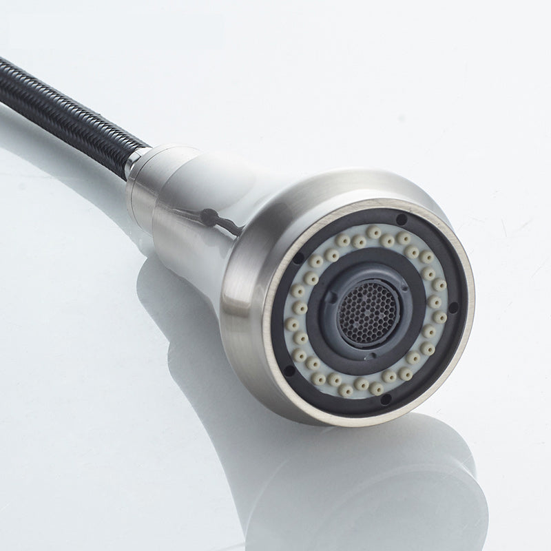 Juno Super Delux Pull Out Sprayer Deck Mount Hot & Cold Kitchen Faucet