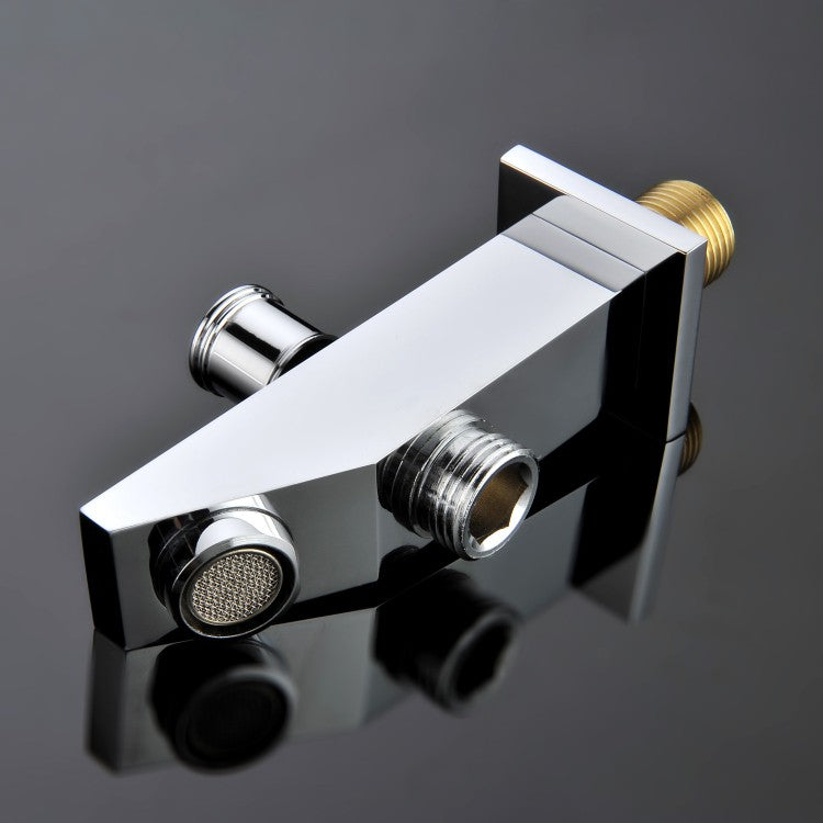 New Digital Display 12 inch Square Romantic Rain Shower