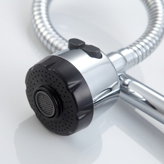 Flexible Single Handle Chrome Kitchen Faucet 