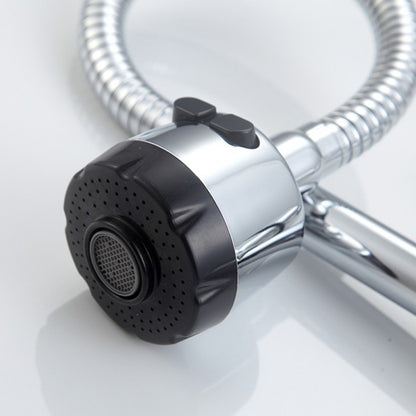 Flexible Single Handle Chrome Kitchen Faucet 