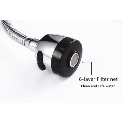 Flexible Single Handle Chrome Kitchen Faucet 