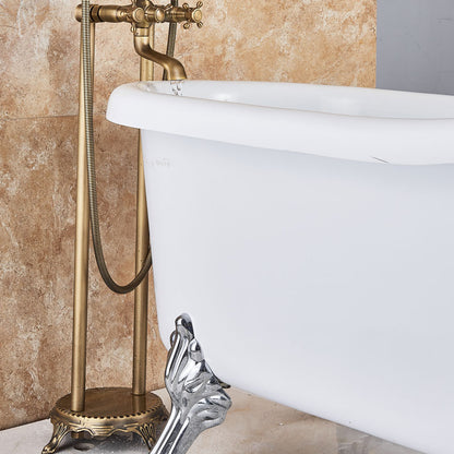 Juno Quinn Free Standing Shower Head with Bathtub Faucet And Hand Shower System