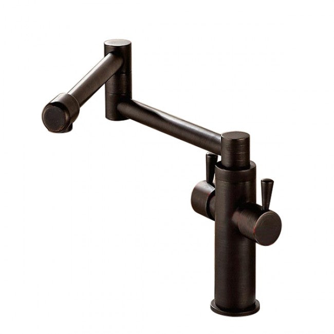 Folding Rotating Oil Rubbed Bronze Water Kitchen Mixer Faucet 