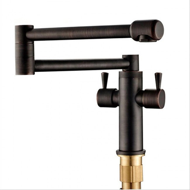 Folding Rotating Oil Rubbed Bronze Water Kitchen Mixer Faucet  1