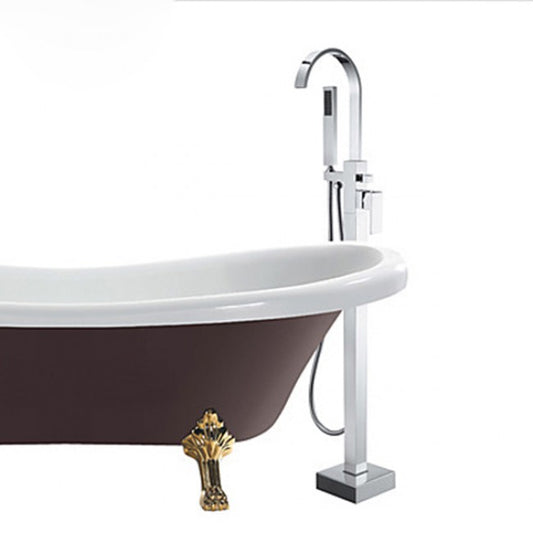 Free Standing Solid Brass Bathtub Faucets With Hand Shower  2