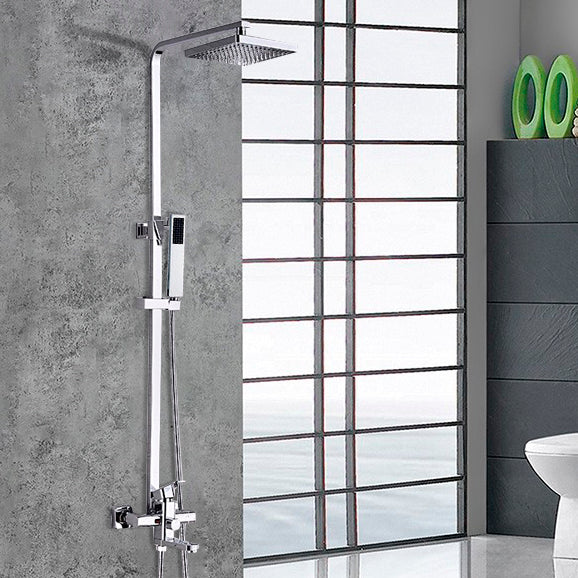 Galina Stainless Steel chrome Plated Handshower Brass Diverter Shower Set