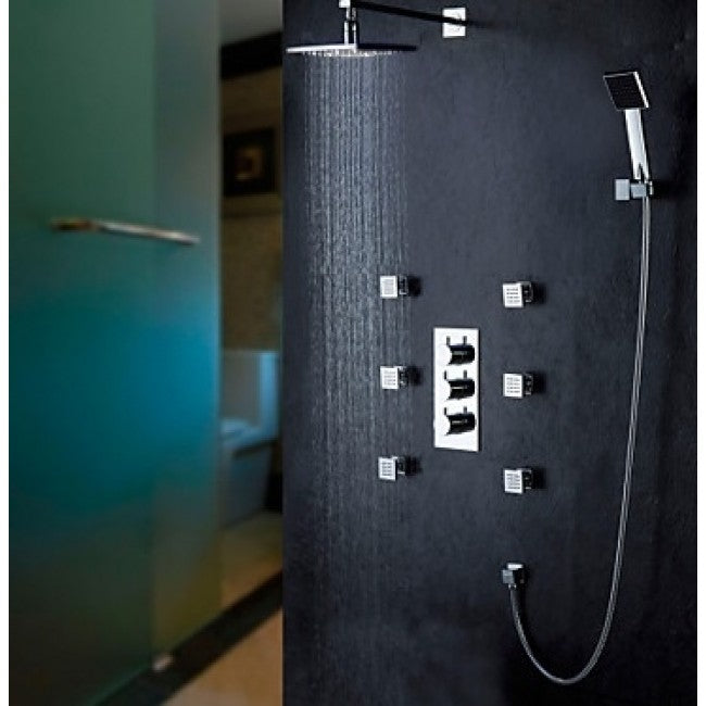 Gelasia Jetted Shower Set with Handheld Showers