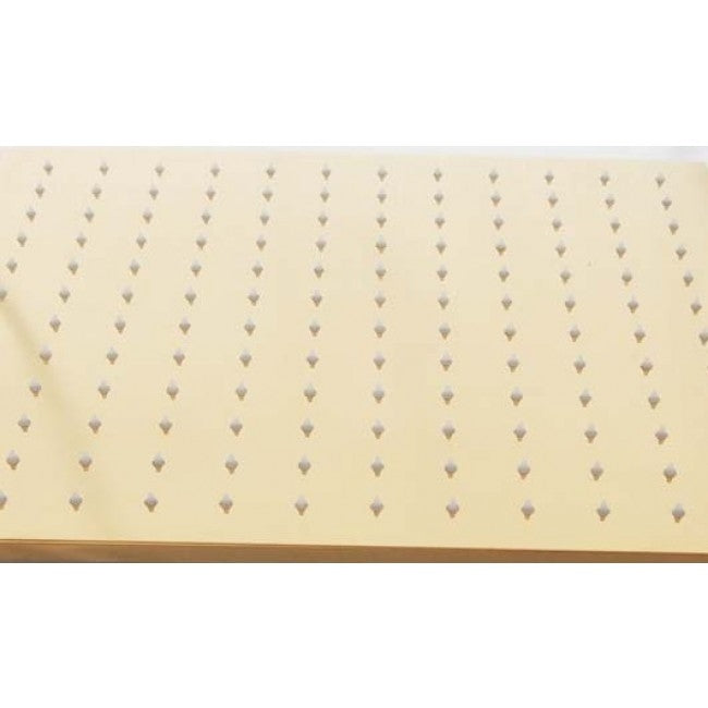 20" Large Gold LED Rain Shower Head Ceiling Mount