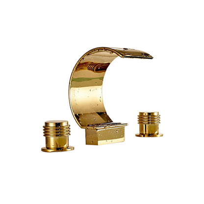 Gold Finish Roman Bathroom tub Faucets