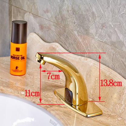 Gold Finish sensor faucet for bathroom
