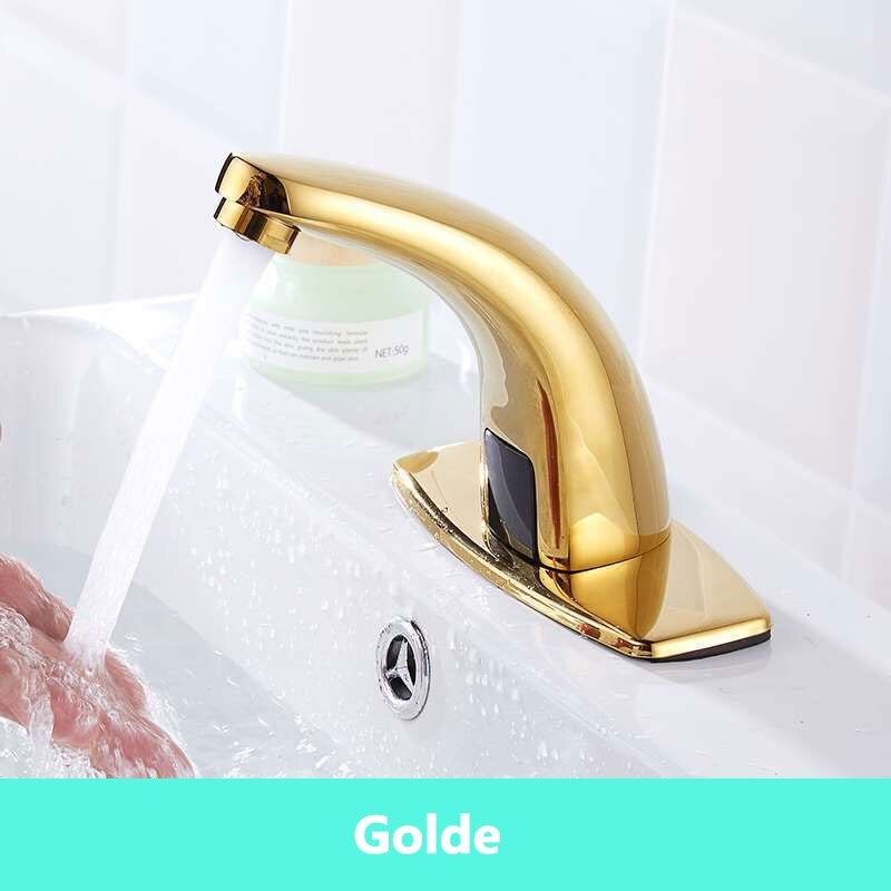 gold sensor faucet