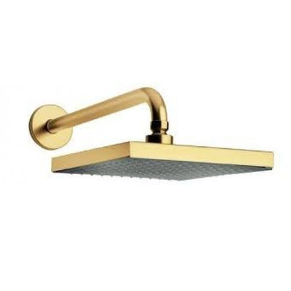 JunoShowers 16" Gold LED Shower Head