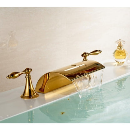 Juno Gold Chrome Finish Bathroom Basin Sink Faucet 