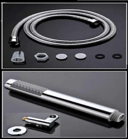 Allora Chrome Finish Rain Shower System with Handheld Shower Head