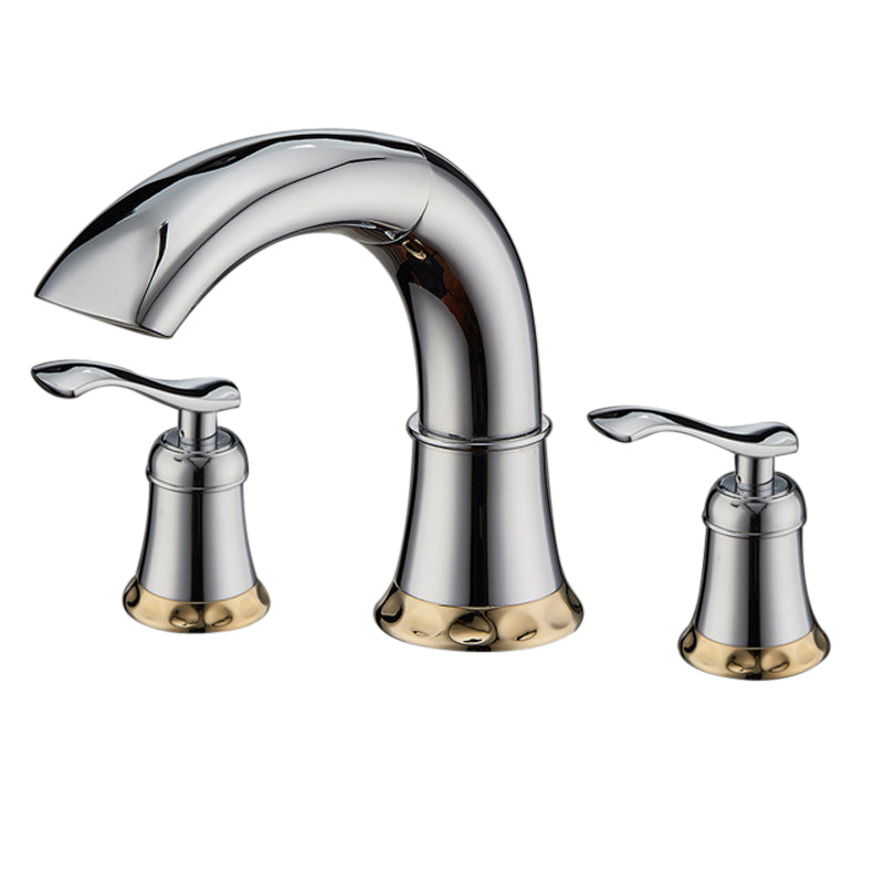 Gold Chrome Faucet Antique Finish