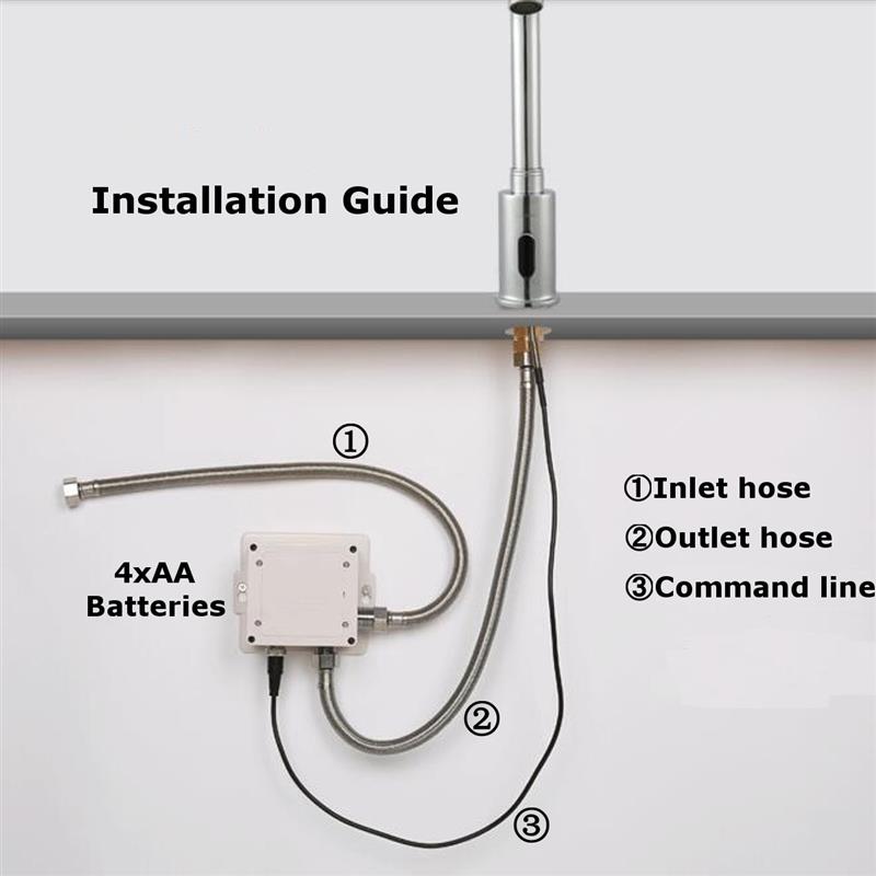 Belem Automatic Electronic Control Sensor Kitchen And Bathroom Faucet 