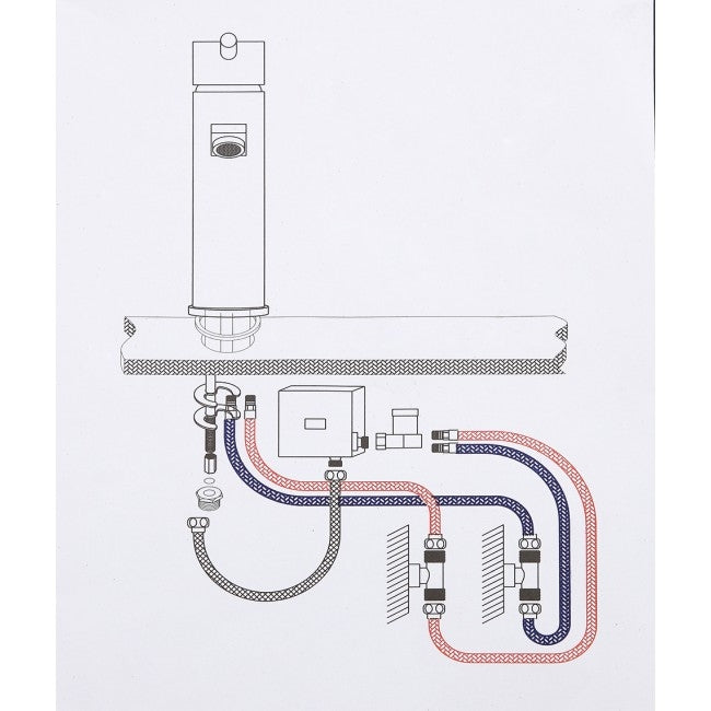 Lecce Long Neck Deck Mounted Gold Finish Single Lever Kitchen Sink Faucet