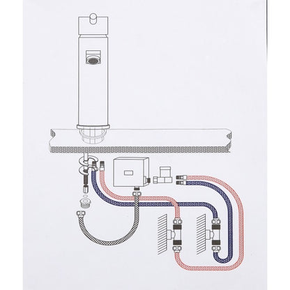 Lecce Long Neck Deck Mounted Gold Finish Single Lever Kitchen Sink Faucet