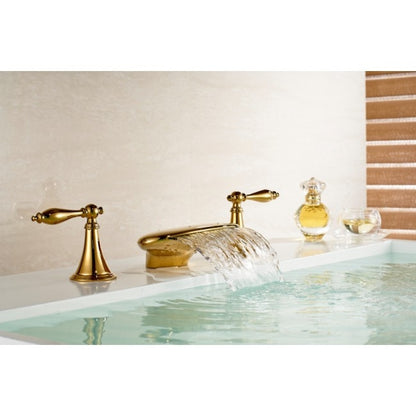 Quito Bath Sink Faucet Deck Mount Mixer Tap 