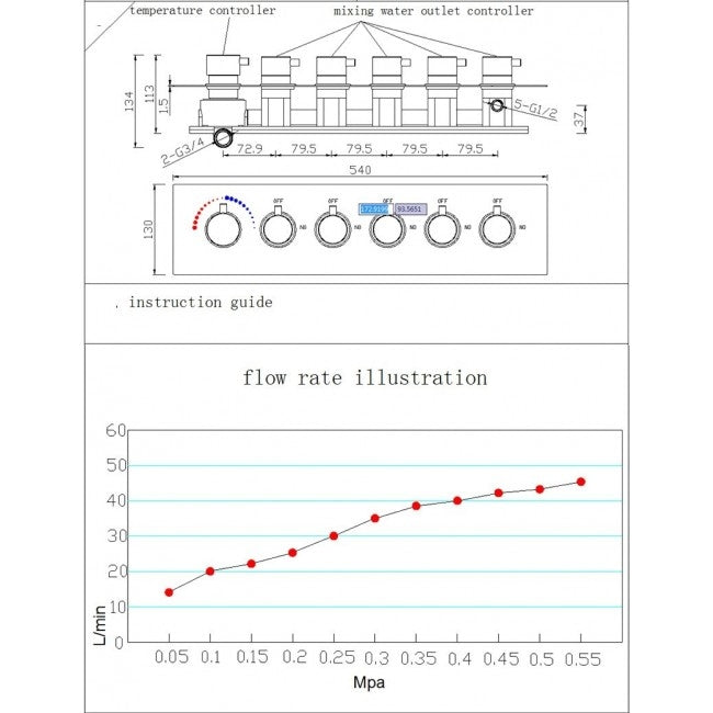 Palermo Shower Diverter Mixer Valve