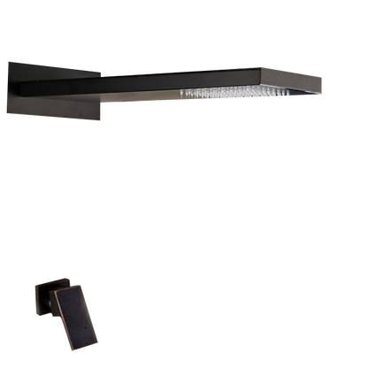 Waterfall Rainfall Oil Rubbed Bronze Shower System