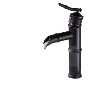 New Dark Bamboo Shape Oil Rubbed Bronze Basin Sink Faucet
