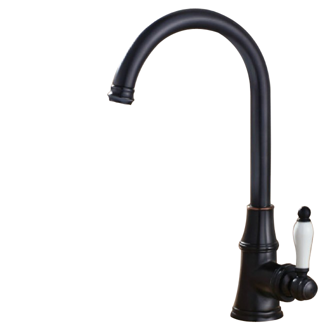 Euro Oil Rubbed Bronze Deck Mount Bathroom Basin Faucet
