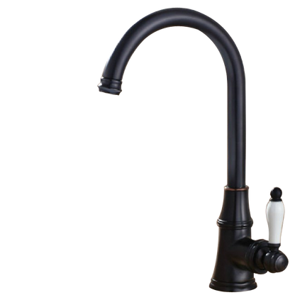 Euro Oil Rubbed Bronze Deck Mount Bathroom Basin Faucet