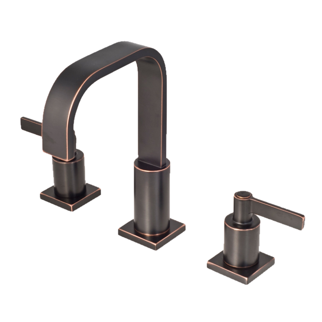 Widespread Dual Handle Deck Mount Bathroom Sink Faucet Oil Rubbed Bronze