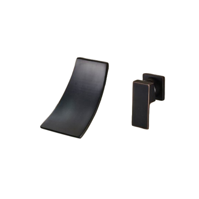 Waterfall Single Lever Bathroom Sink Faucet Dark Oil Rubbed Bronze