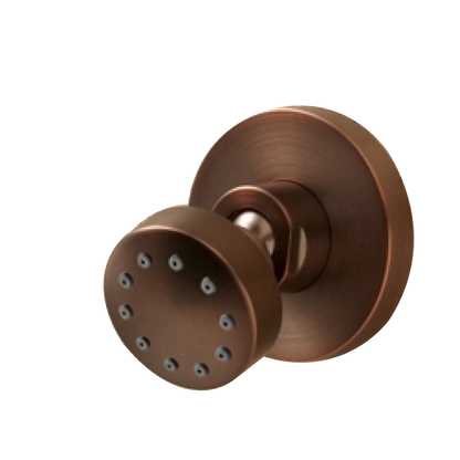Oil Rubbed Bronze Round Jetted body massage shower