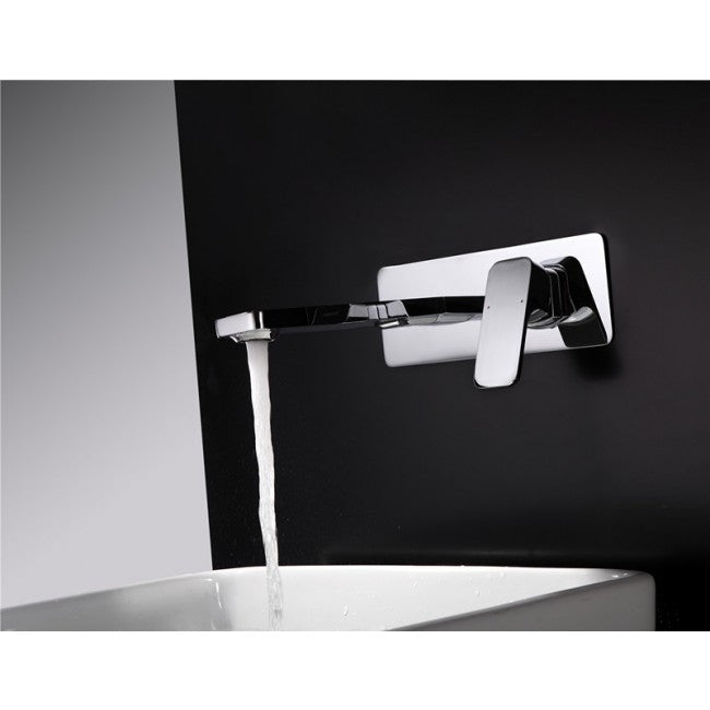 Amazing Chrome Bathroom Wall Mounted Faucet 