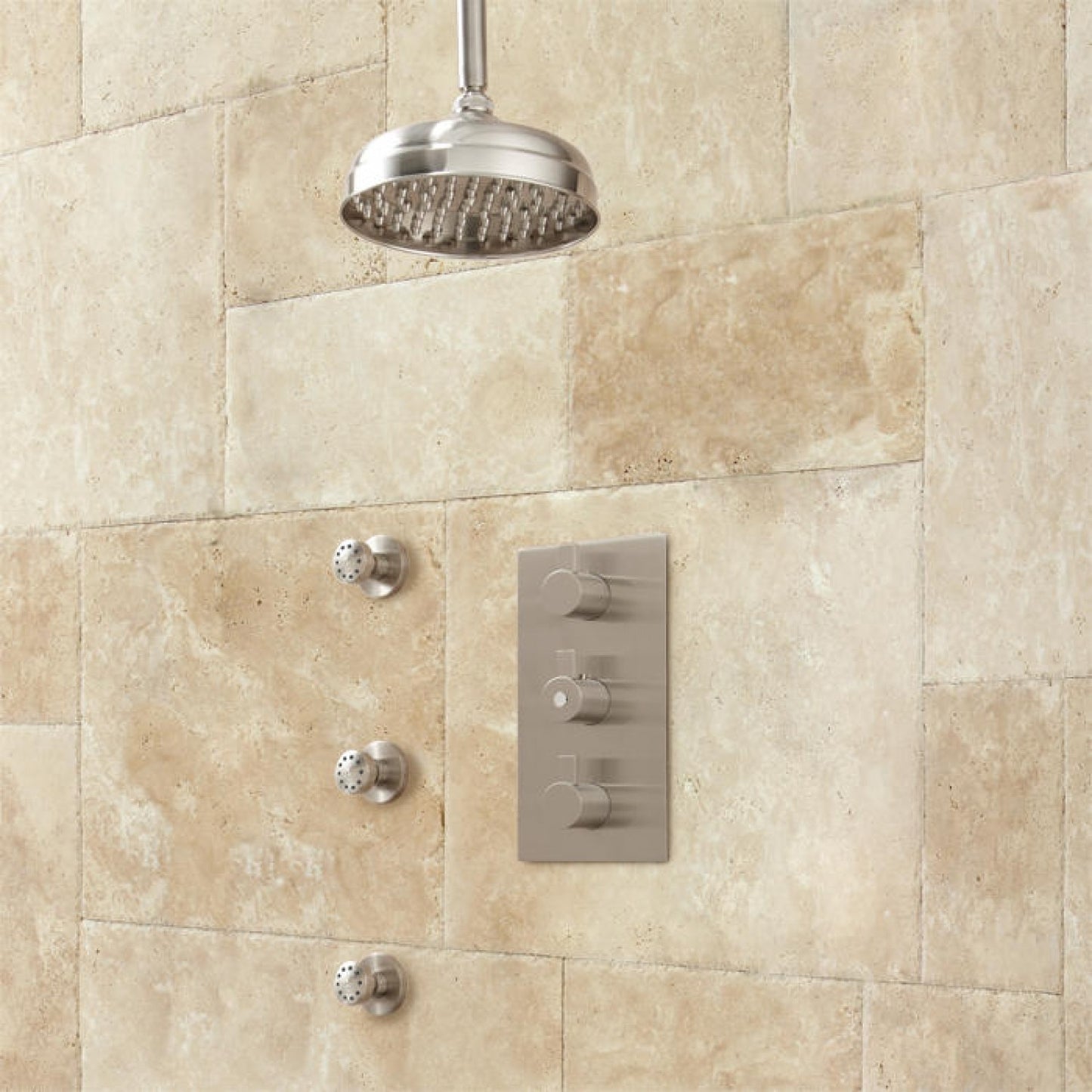 Toulon 6" Rainfall Shower Thermostatic Shower System 